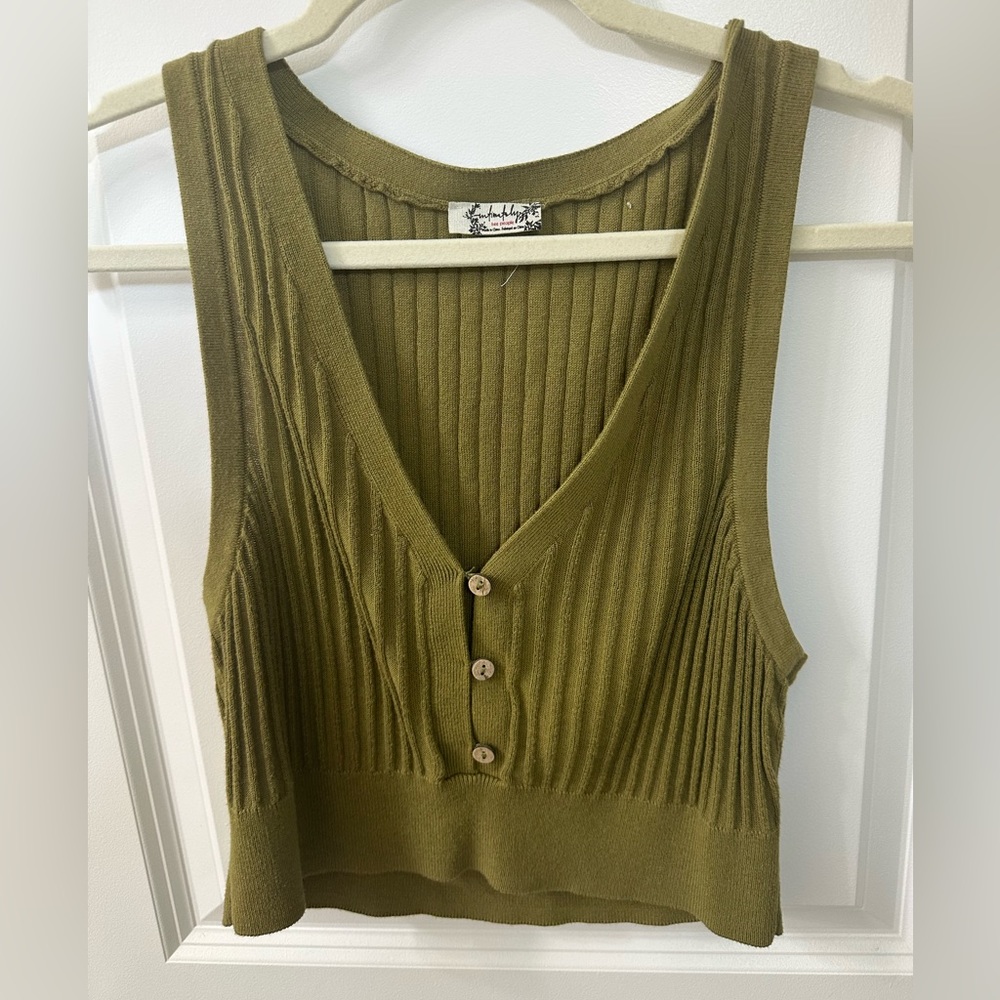 Free people knit crop top